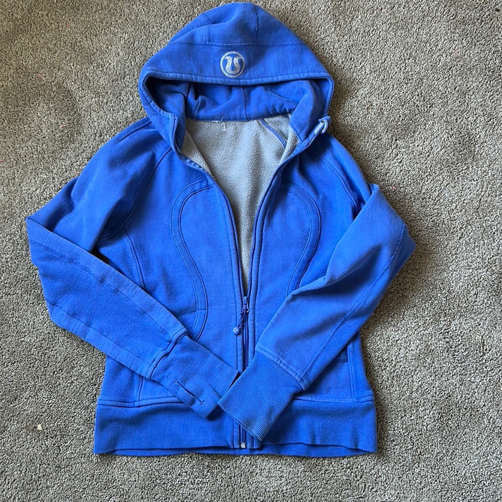 Blue Lululemon Full Zip Sweatshirt